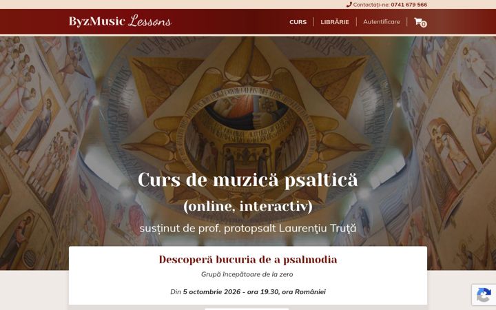 Capture d'écran de byzmusic.ro