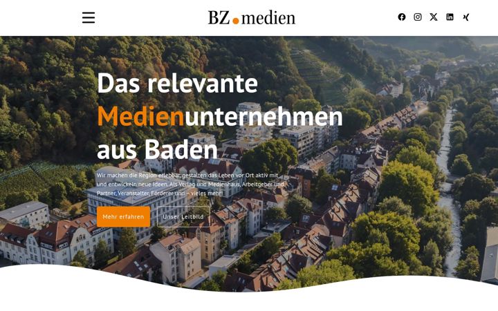 Capture d'écran de bz-medien.de