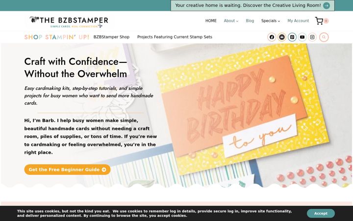 Screenshot of bzbstamper.com