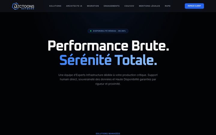Screenshot of bzctoons.net