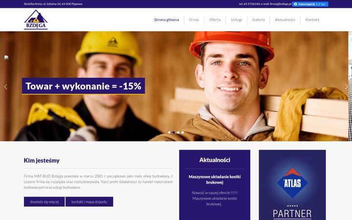 Screenshot of bzdega.pl