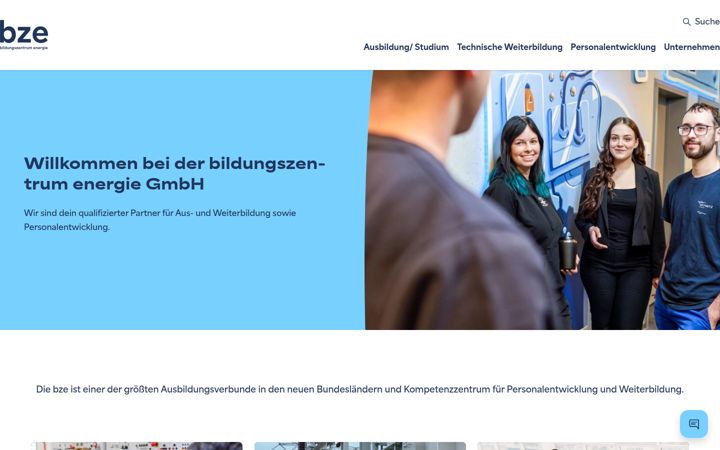 Captură de ecran a bze-online.de