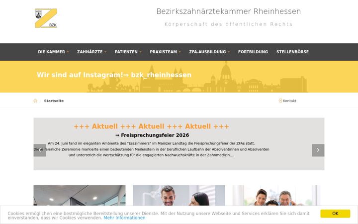 Screenshot of bzkr.de