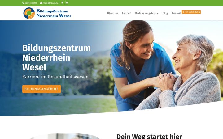 Screenshot of bznw.de