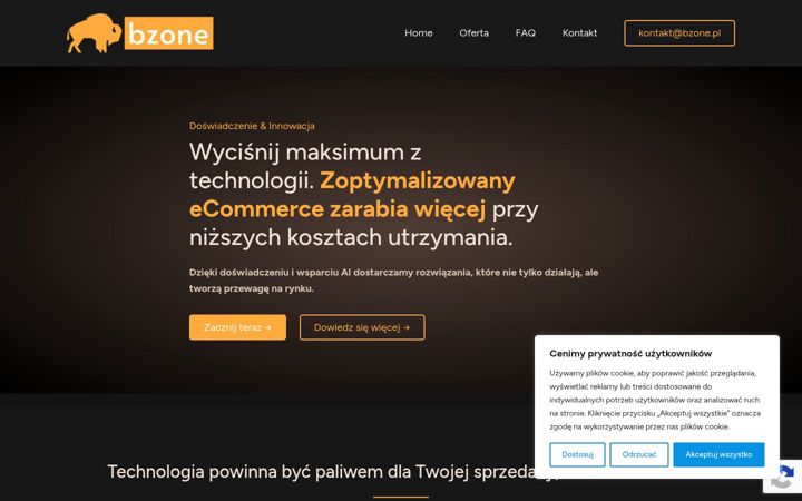 Capture d'écran de bzone.pl