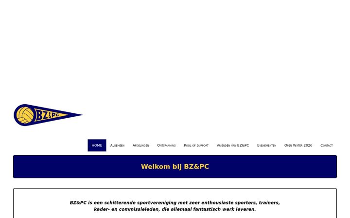 Screenshot of bzpc-bodegraven.nl