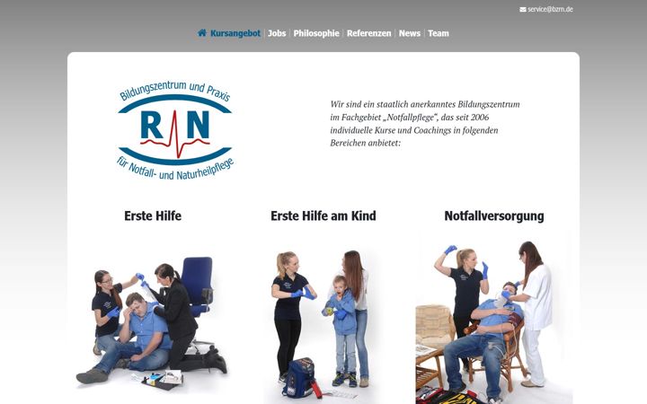 Screenshot of bzrn.de