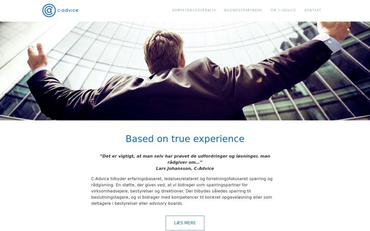 Screenshot of c-advice.dk