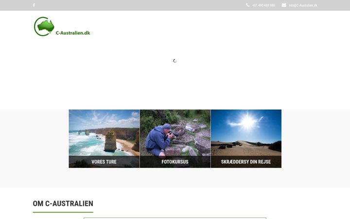 Screenshot of c-australien.dk