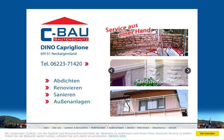 Screenshot of c-bau-neckargemuend.de