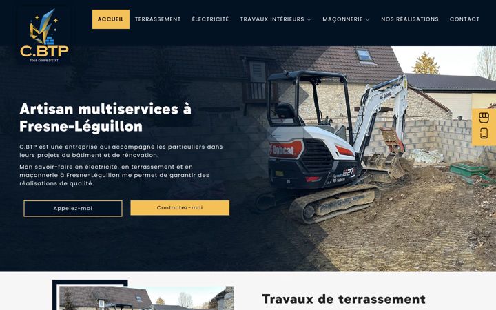 Screenshot of c-btp.fr