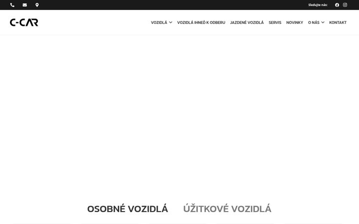 Screenshot von c-car.sk