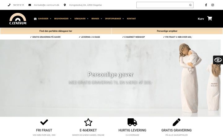 Screenshot of c-centrum.dk