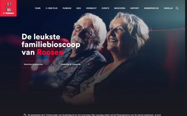 Screenshot of c-cinema.nl