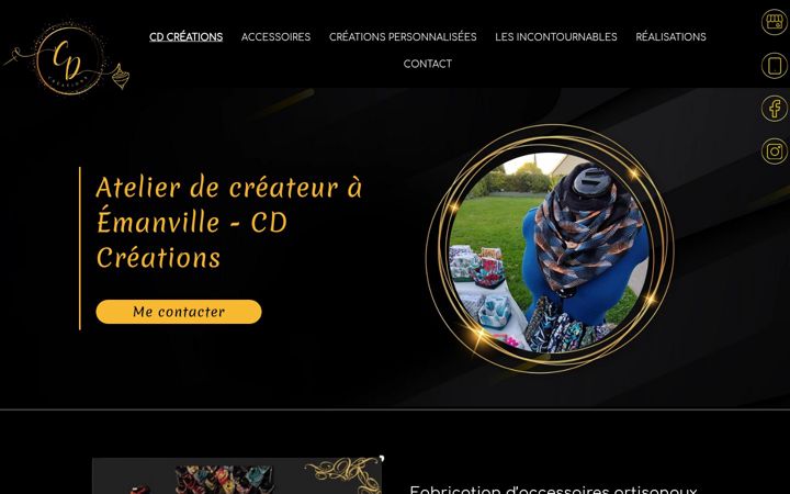 Screenshot of c-d-creations.fr