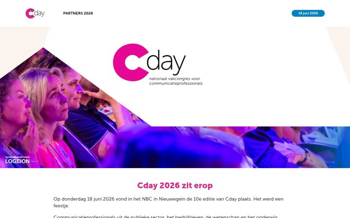 Snimka zaslona za c-day.nl