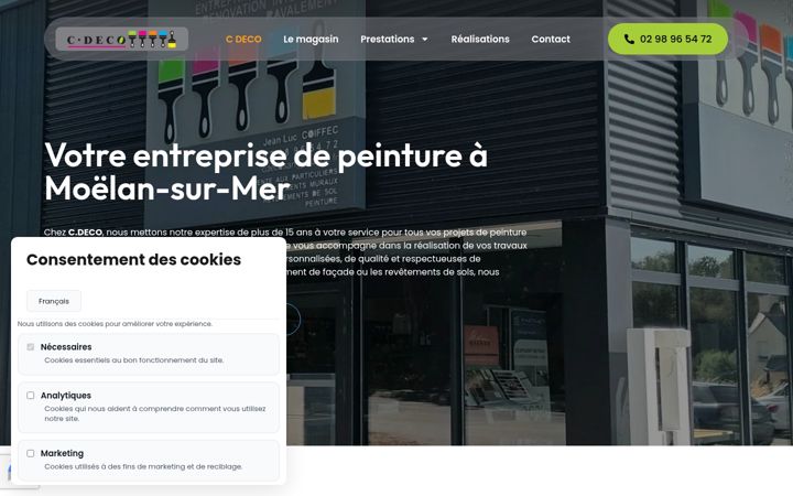 Screenshot ta' c-deco.net