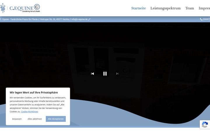 Screenshot of c-equine.com
