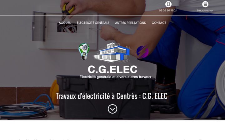 Screenshot of c-g-elec.fr
