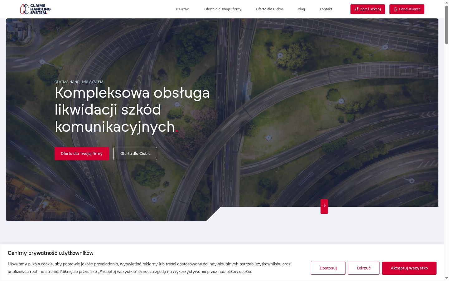 Snimka zaslona bannera za privolu prikazanog prije bilo kakve interakcije