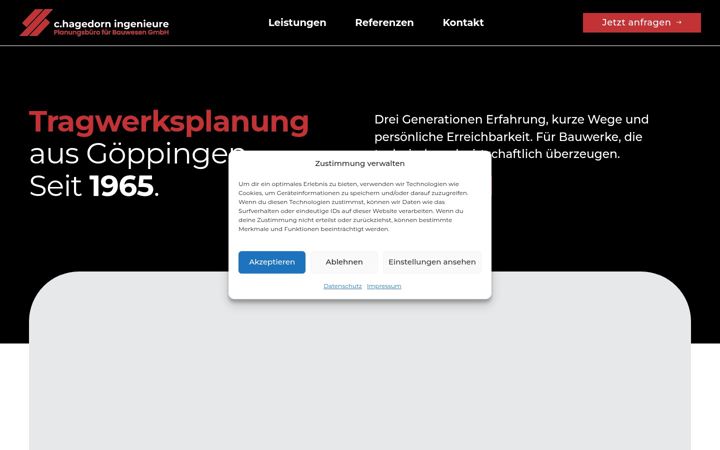 Screenshot of c-hagedorn.de