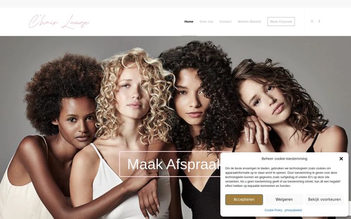 Zrzut ekranu c-hairlounge.nl