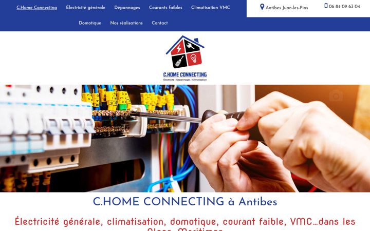 Screenshot of c-home-connecting.fr