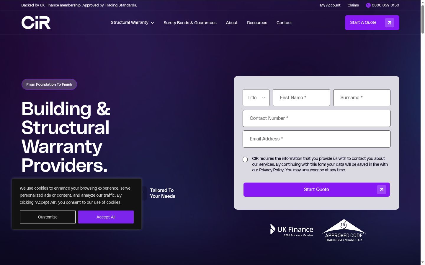 Screenshot tal-banner tal-kunsens muri qabel kwalunkwe interazzjoni