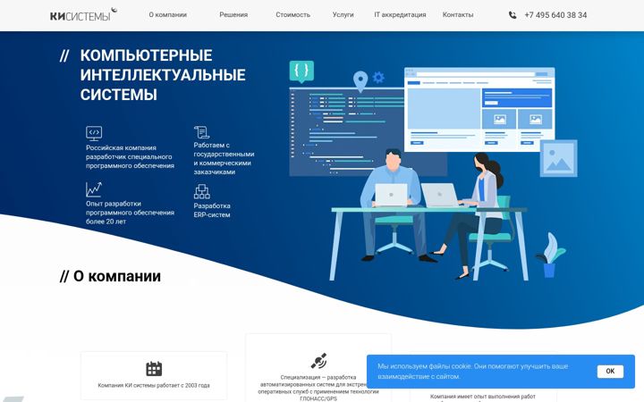 Screenshot of c-i-systems.com