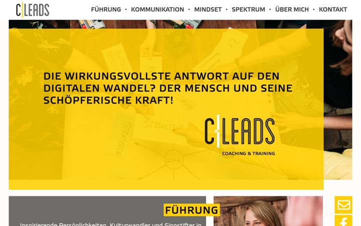 Screenshot of c-leads.de