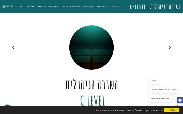 Screenshot of c-level.co.il