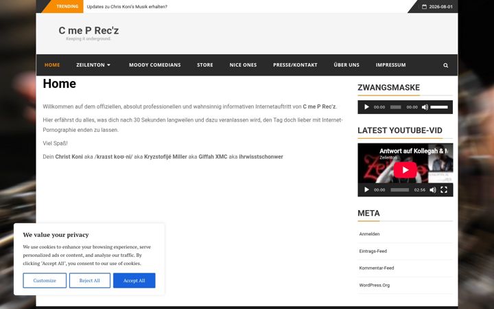Screenshot of c-me-p.de
