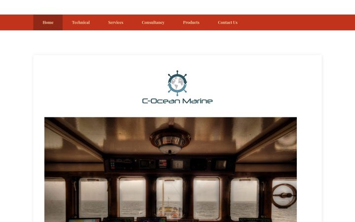 Screenshot of c-oceanmarine.com