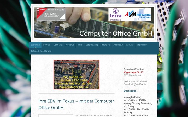 Screenshot of c-office.de
