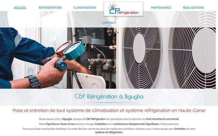 Screenshot of c-p-refrigeration.fr