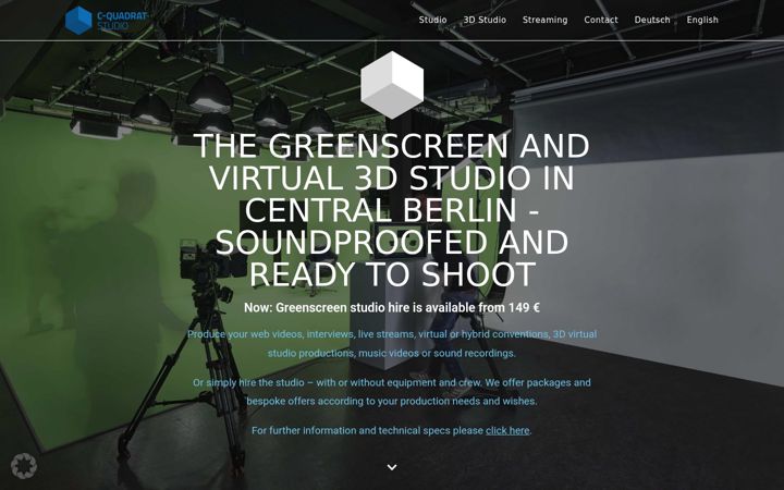 Screenshot του c-quadrat-studio.de