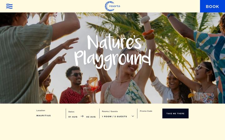 Screenshot of c-resorts.com