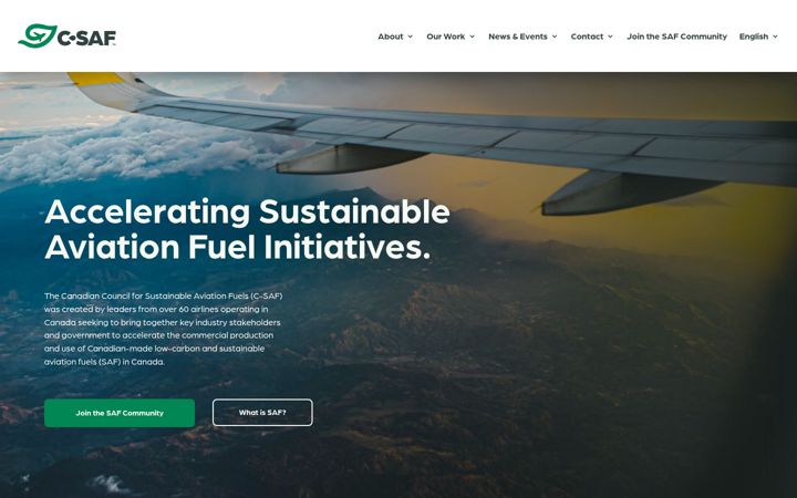 Screenshot of c-saf.ca