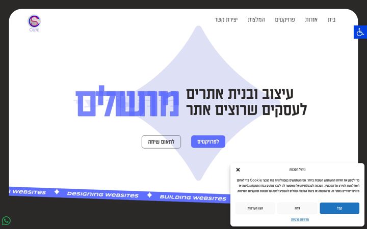 Screenshot of c-site.co.il