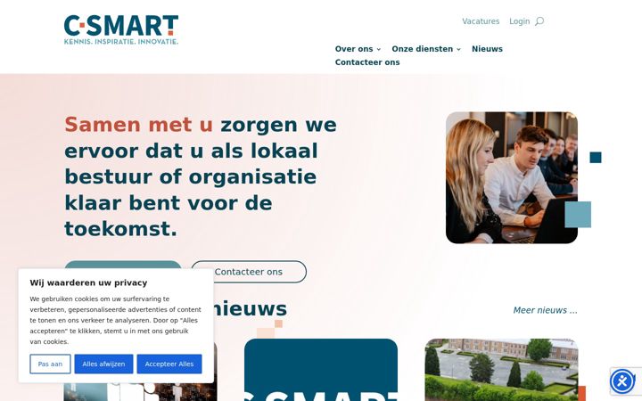 Képernyőkép: c-smart.be