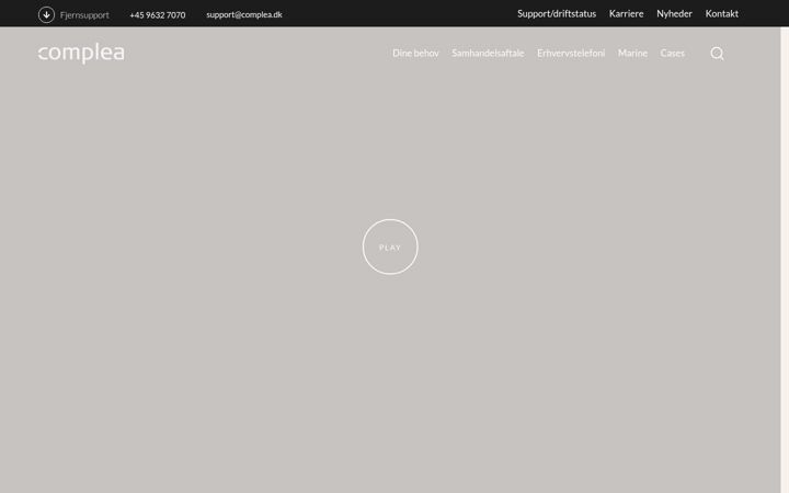 Screenshot of c-solution.dk
