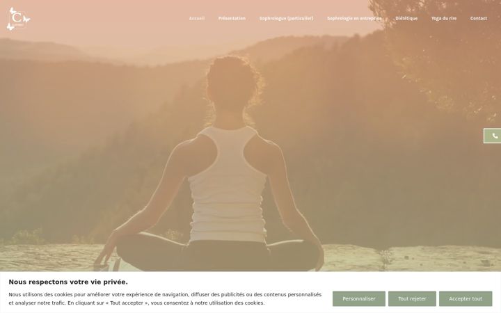Screenshot of c-sophro-montpellier.fr