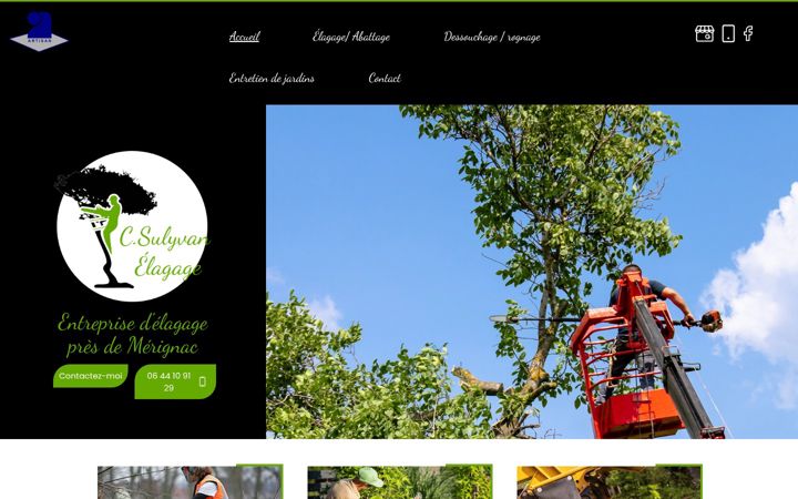 Screenshot of c-sulyvanelagage.fr