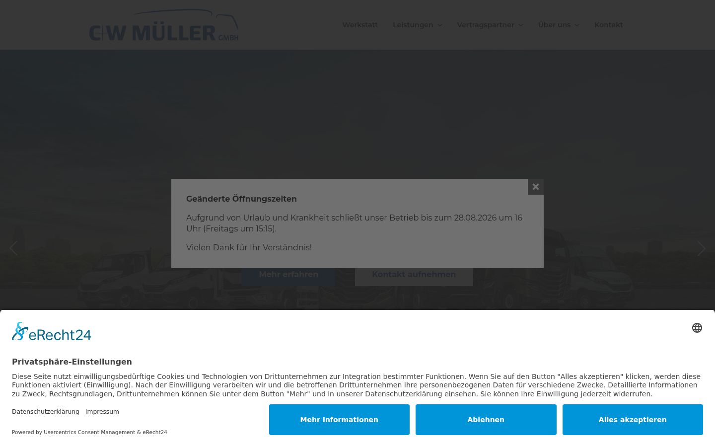 Captura de ecrã do banner de consentimento apresentado antes de qualquer interação