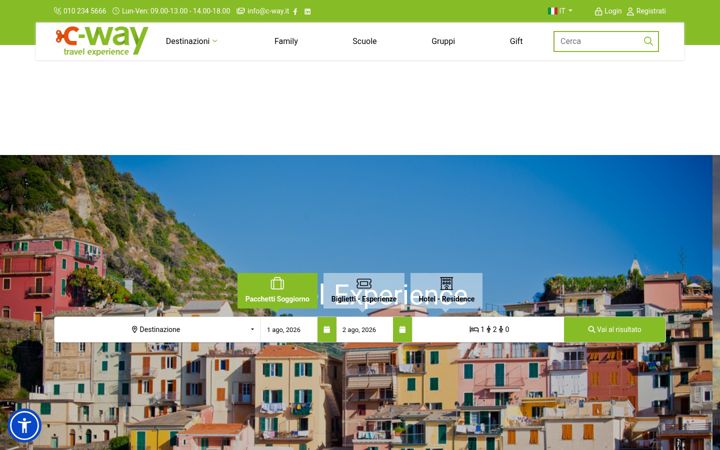 Screenshot of c-way.it