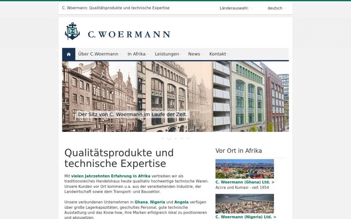 Screenshot του c-woermann.de