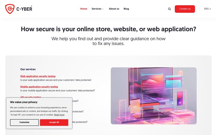 Screenshot of c-yber.com