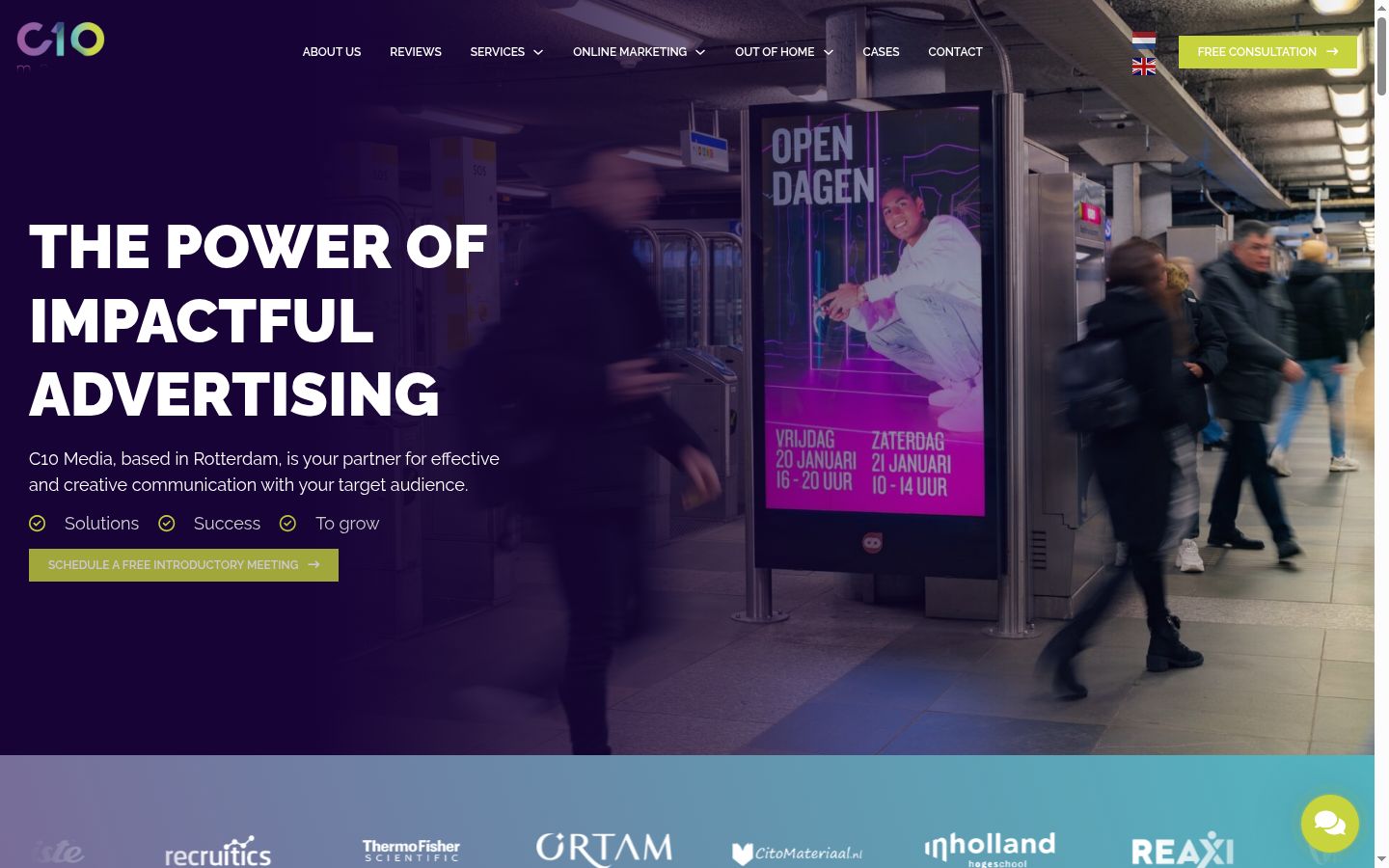 Screenshot van de toestemmingsbanner zoals getoond vóór enige interactie