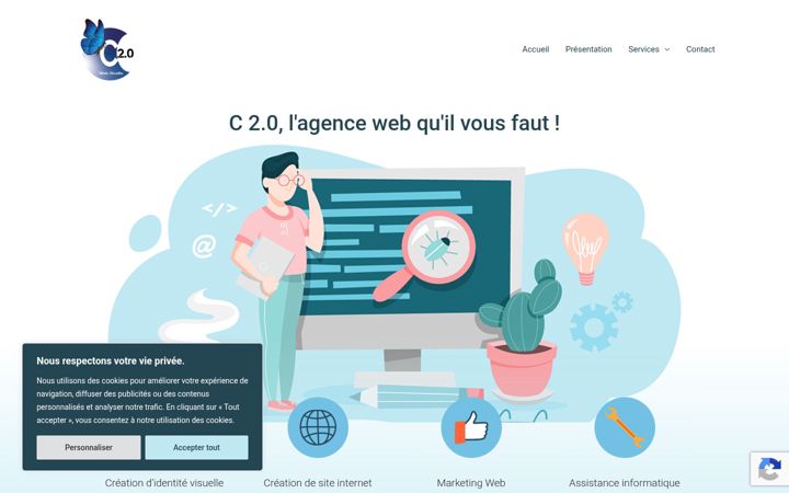 Screenshot of c20webstudio.com