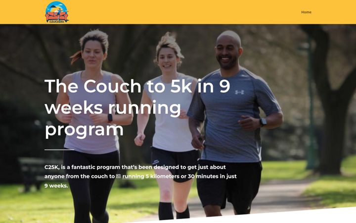 Screenshot of c25k.com